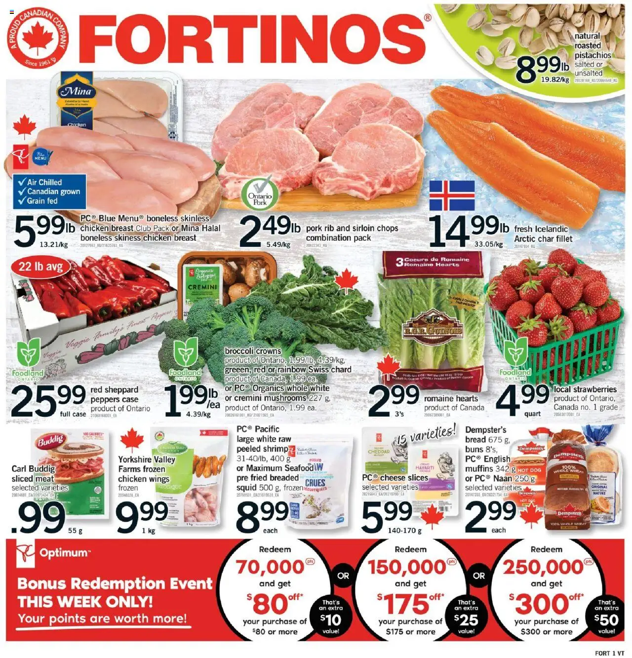 Fortinos flyer valid from Aug 21, 2025 - page number 1