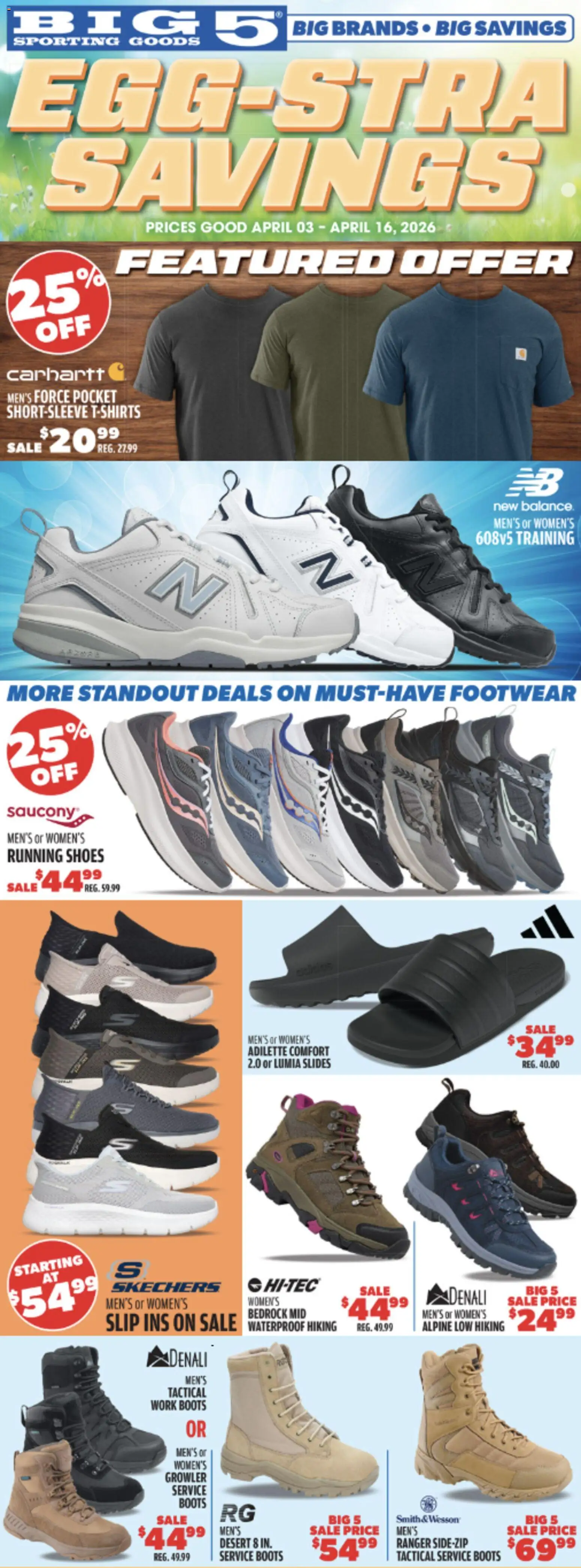 Ad Preview of Big 5 Sporting Goods Big 5 Sporting Goods Weekly Ad from 04/03/2026