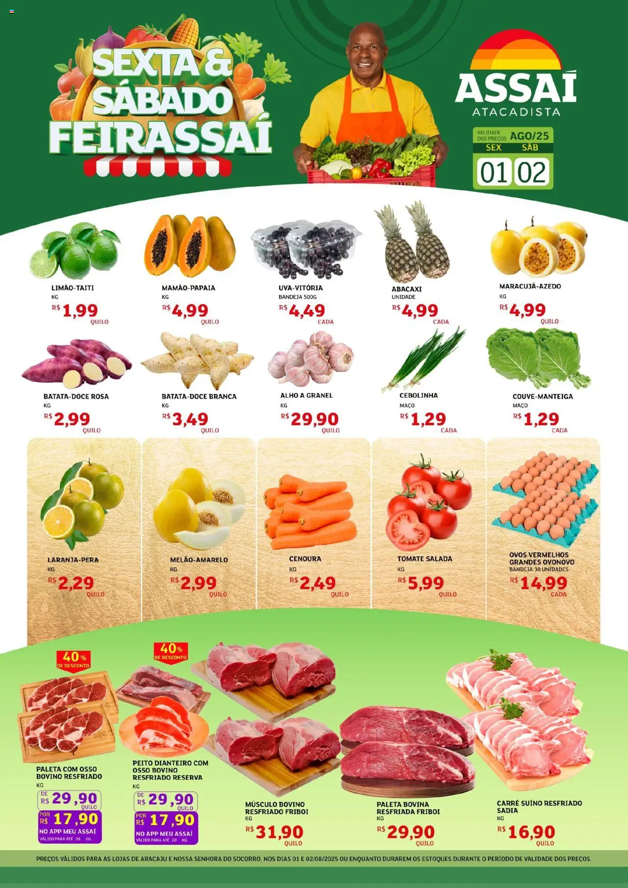 Assaí Atacadista folheto "Encarte - SE" válido a partir de 01/08/2025 - número de página 1