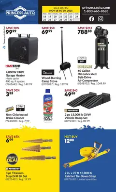 Preview of leaflet 2 Week Sale! from shop Princess Auto is valid from Nov 18, 2025 | Page: 8