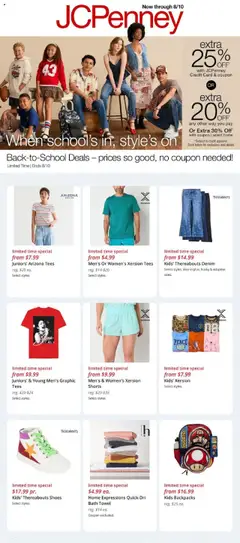 Ad Preview of JCPenney Store Ads from 08/08/2025