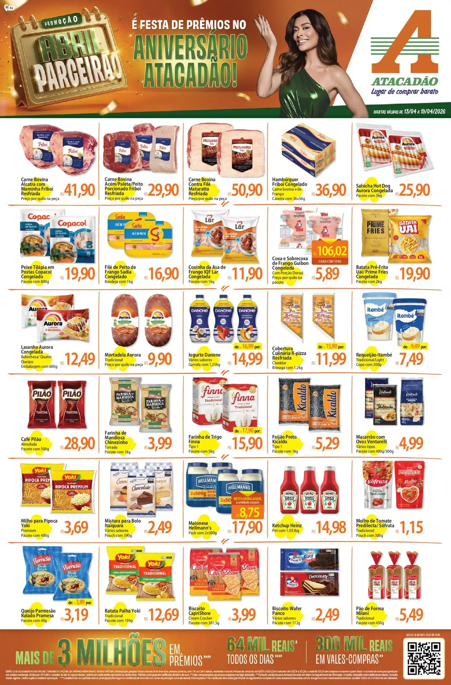 Pré-Visualização do folheto "Atacadão ofertas - RJ" da loja Atacadão válido a partir de 13/04/2026