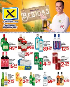 Pré-Visualização do folheto "Ofertas Festival de Bebidas" da loja X Supermercados válido a partir de 18/09/2025