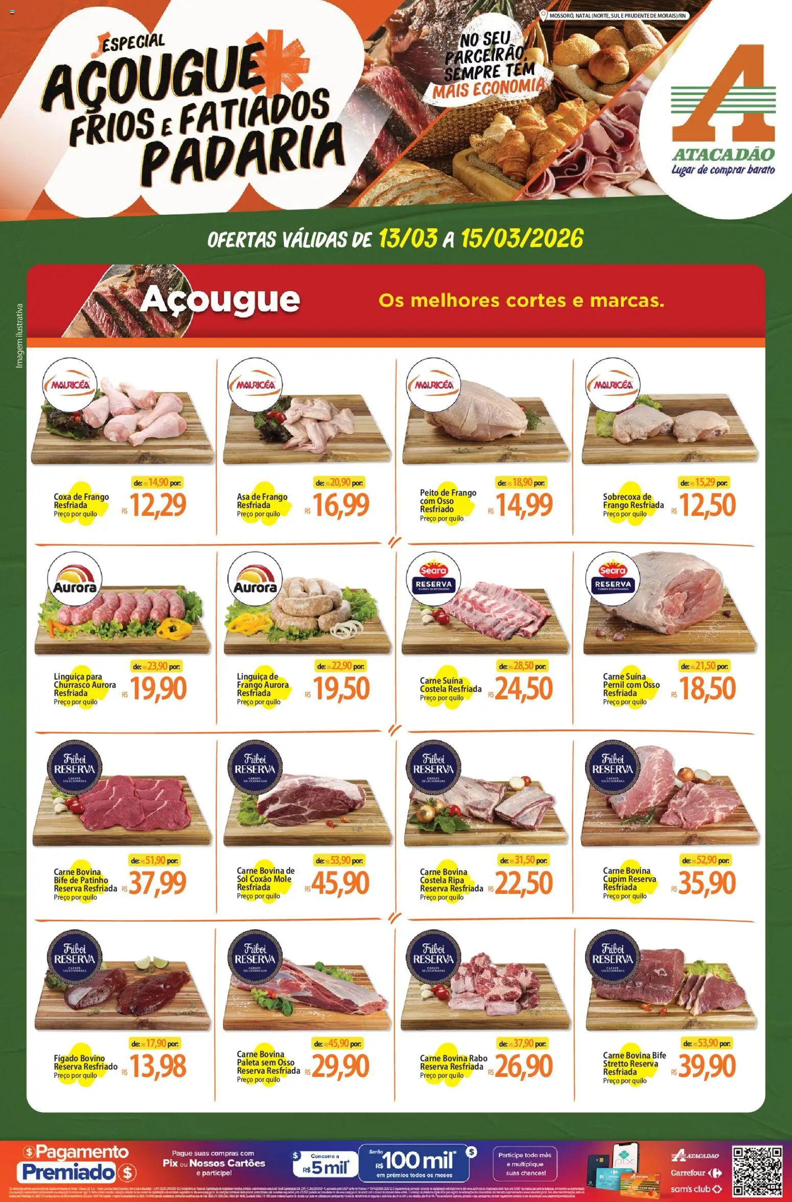 Pré-Visualização do folheto "Atacadão ofertas - RN" da loja Atacadão válido a partir de 13/03/2026