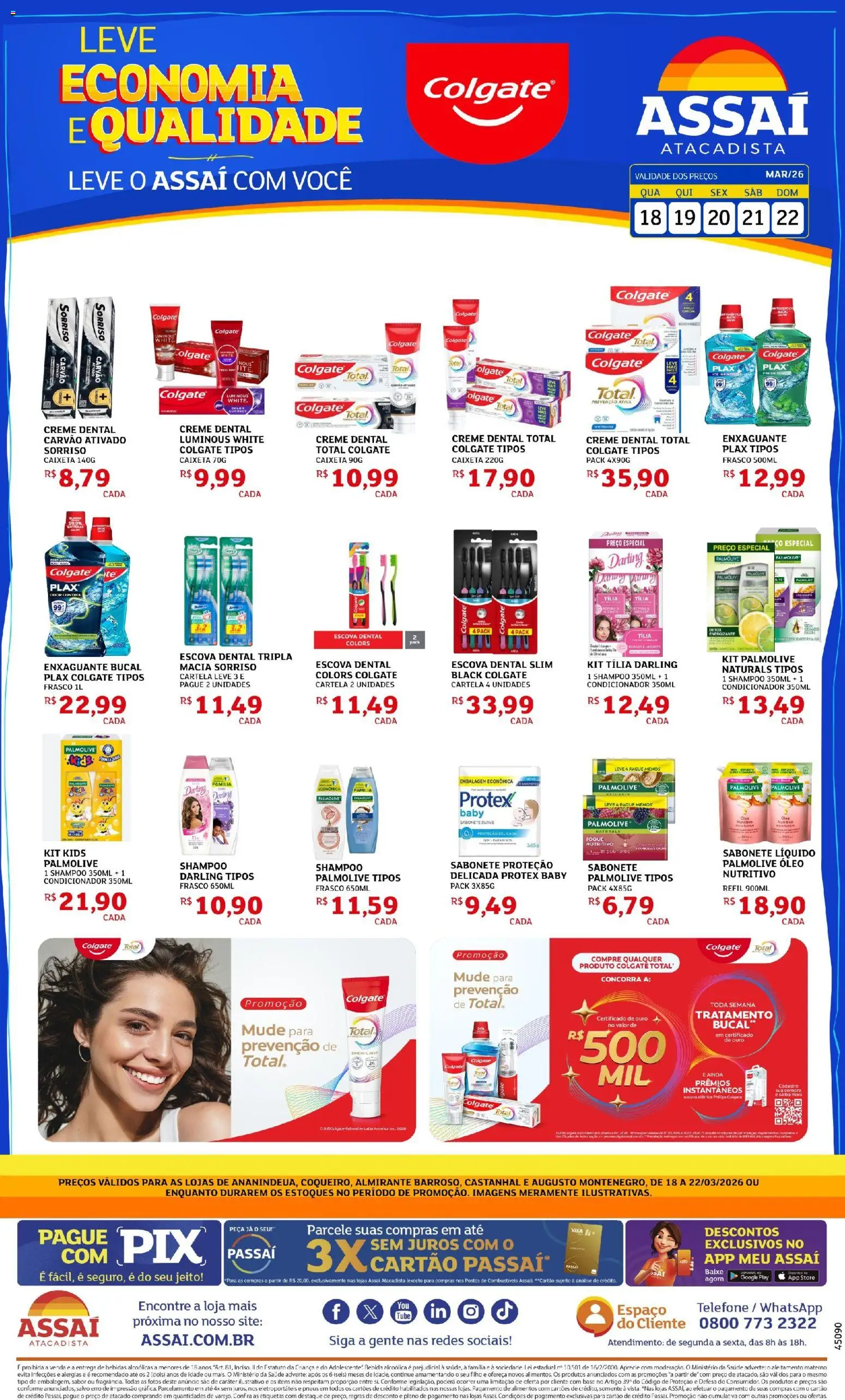 Pré-Visualização do folheto "Assaí Atacadista ofertas - PA" da loja Assaí Atacadista válido a partir de 18/03/2026