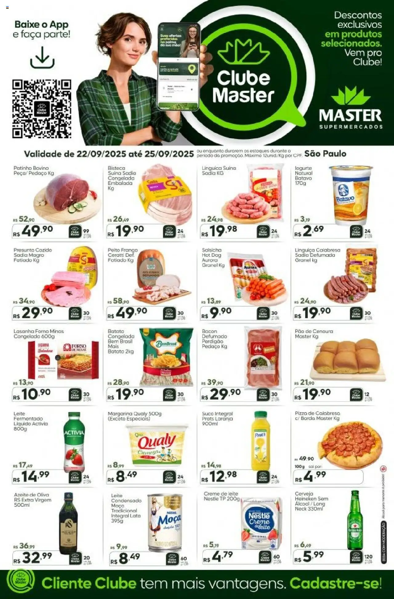 Master folheto "Ofertas da semana" válido a partir de 22/09/2025 - número de página 1