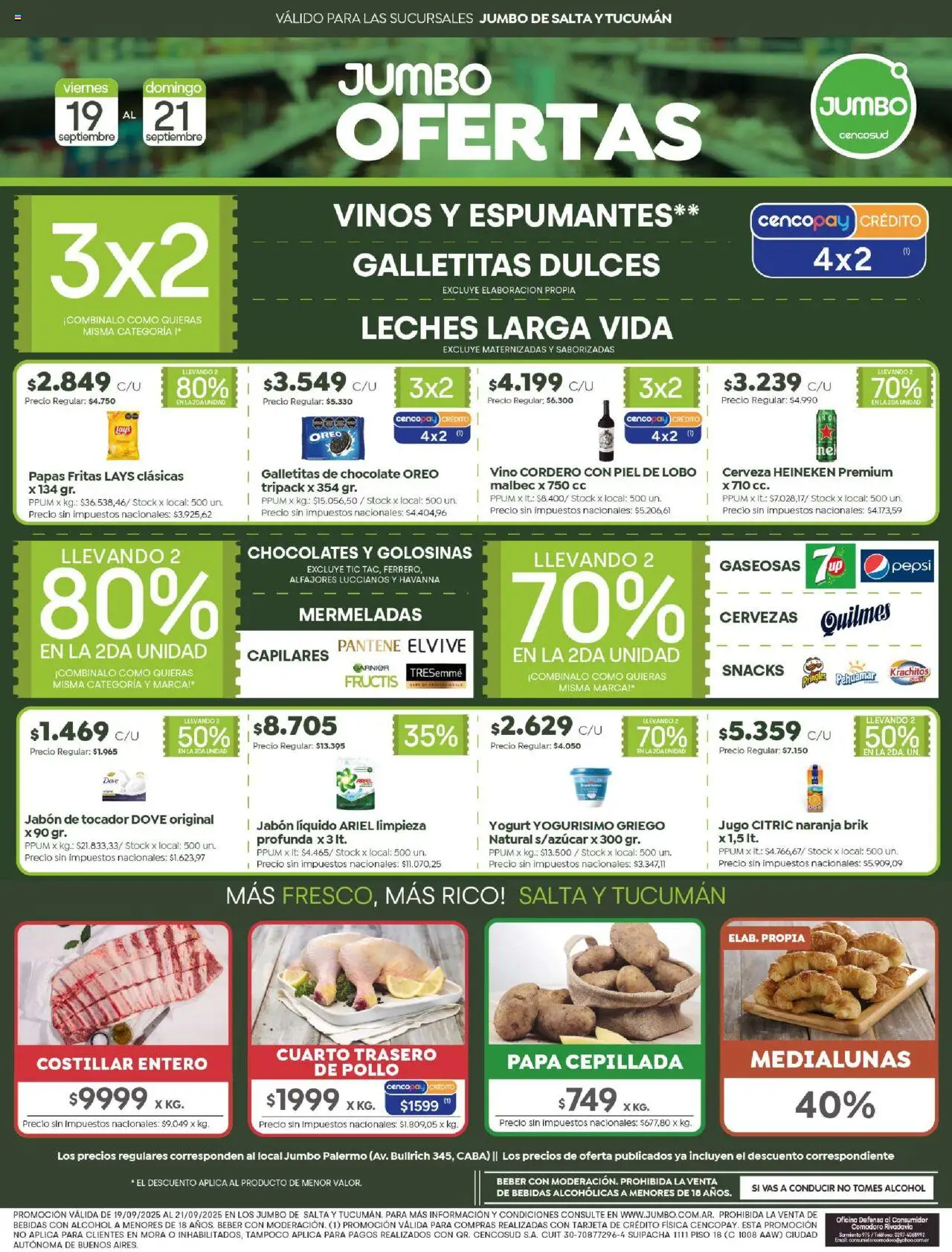 Jumbo Ofertas | Salta & Tucumán del 19/09/2025 >> Catálogo