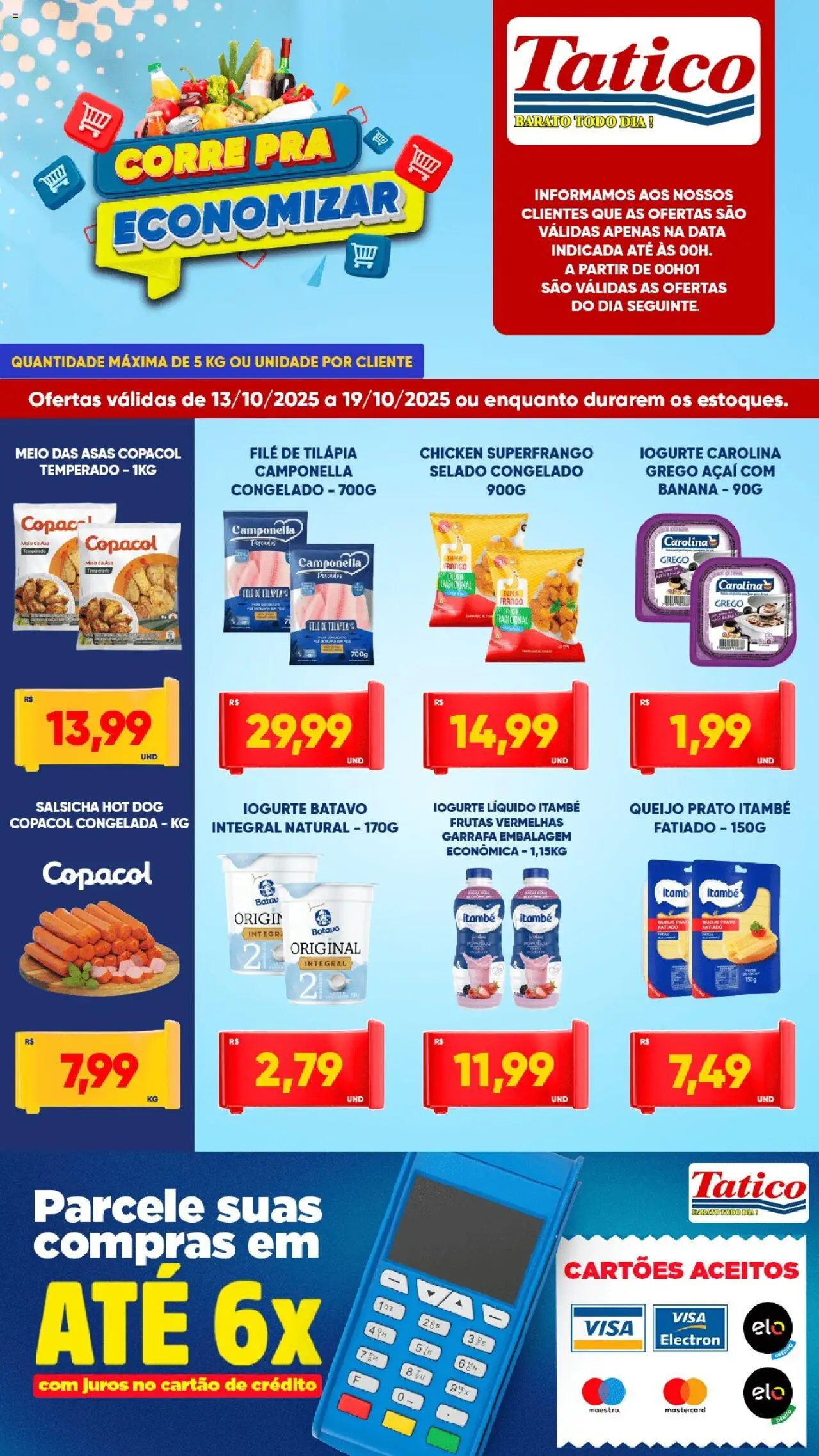 Tatico folheto "Ofertas da semana" válido a partir de 13/10/2025 - número de página 1