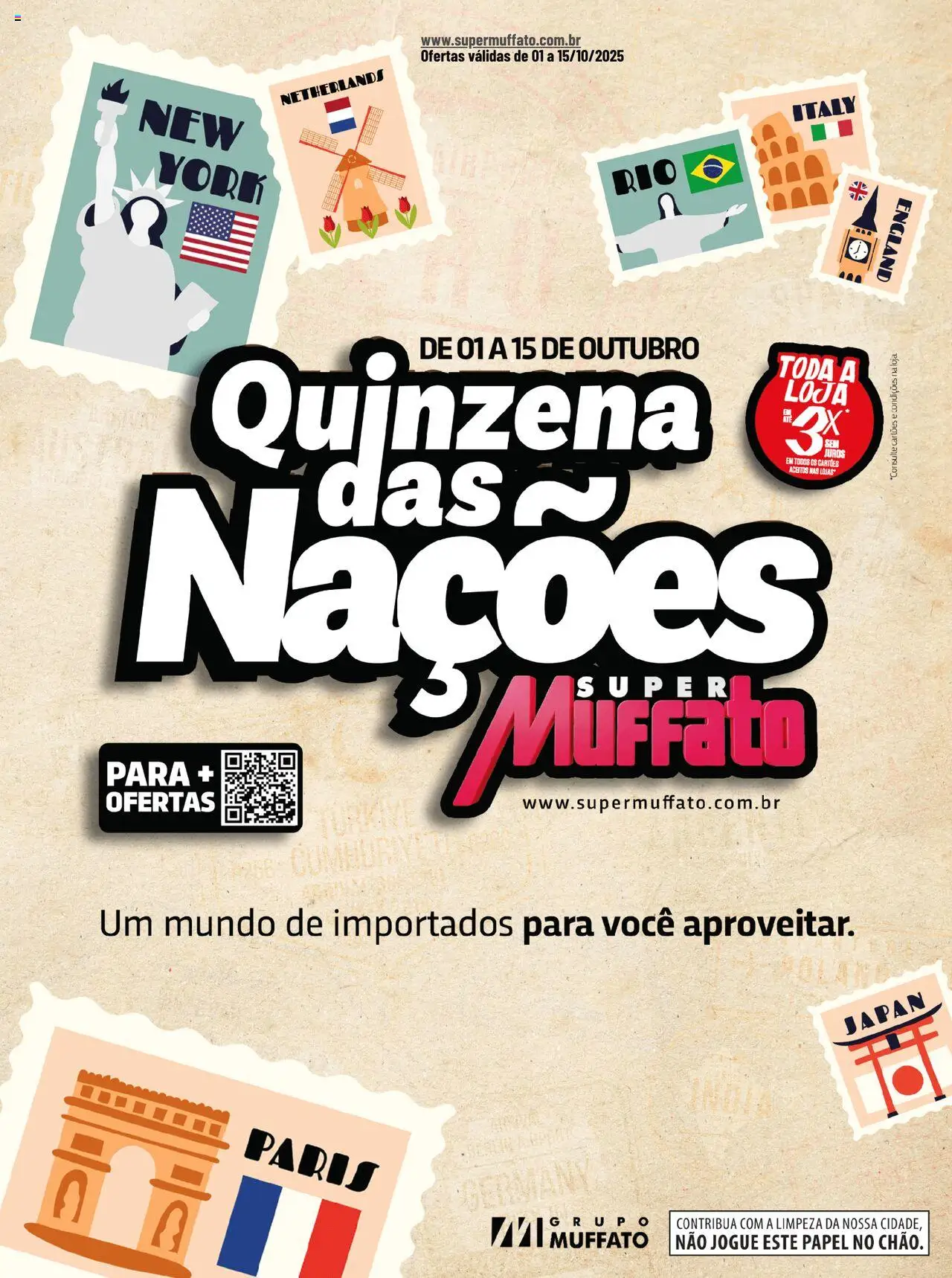 Super Muffato folheto "Ofertas da Quinzena" válido a partir de 01/10/2025 - número de página 1