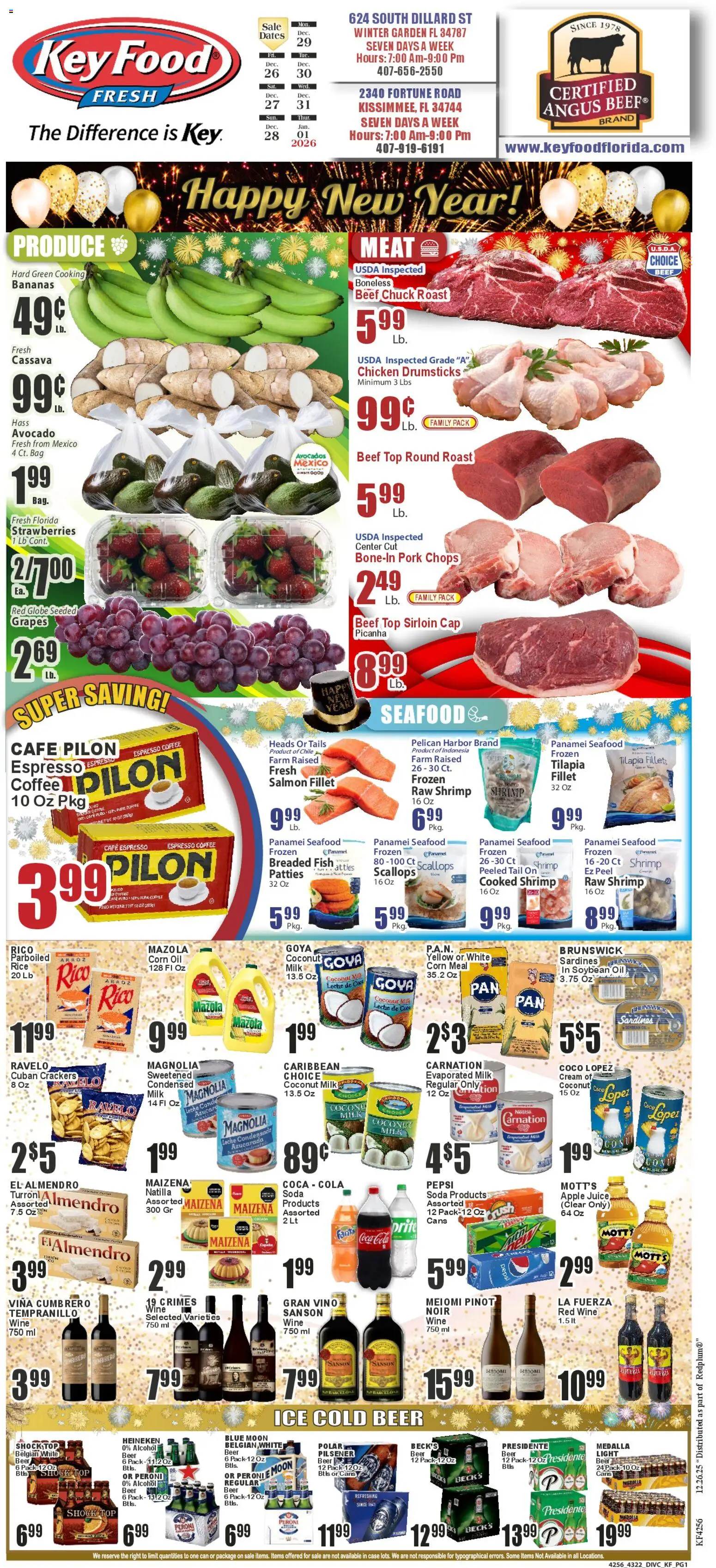 Ad Preview of Key Food Weekly Ad from 12/26/2025