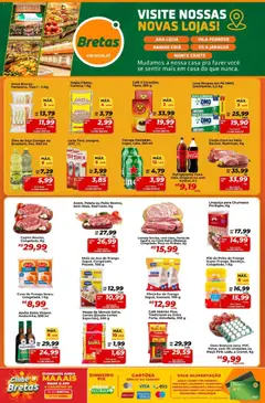 Pré-Visualização do folheto "Ofertas Reinauguração" da loja Bretas válido a partir de 30/10/2025