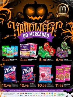Pré-Visualização do folheto "Ofertas de Halloween" da loja Mercadão Atacadista válido a partir de 27/10/2025