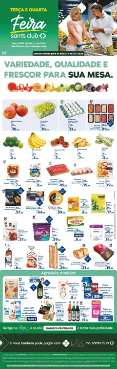 Pré-Visualização do folheto "Sam's Club ofertas Feira" da loja Sam's Club válido a partir de 17/03/2026