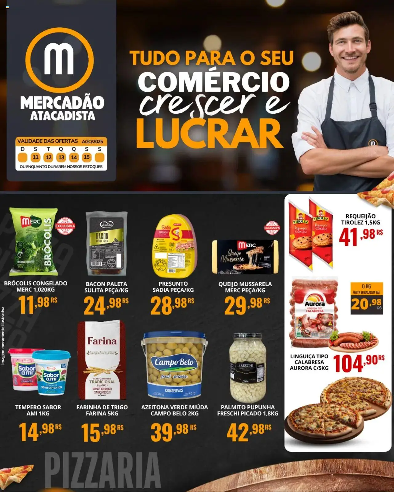Mercadão Atacadista folheto "Ofertas da semana" válido a partir de 11/08/2025 - número de página 1