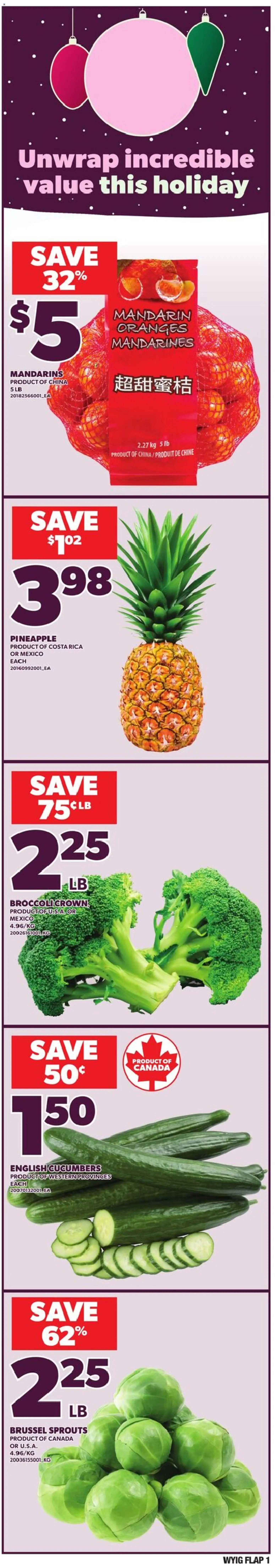Preview of leaflet Weekly Flyer - AB from shop Loblaws is valid from Dec 18, 2025