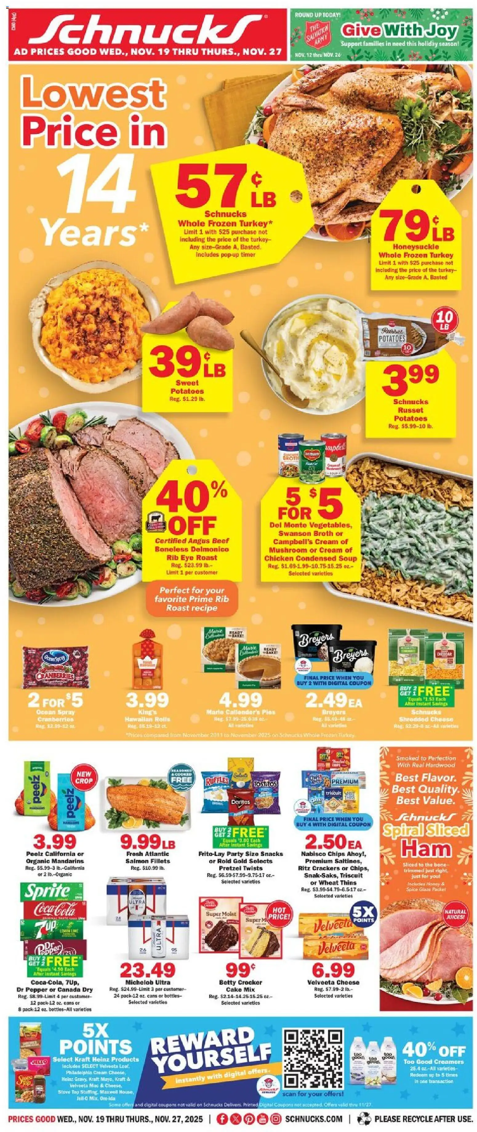 Ad Preview of Schnucks Weekly Print Ad - MO from 11/19/2025