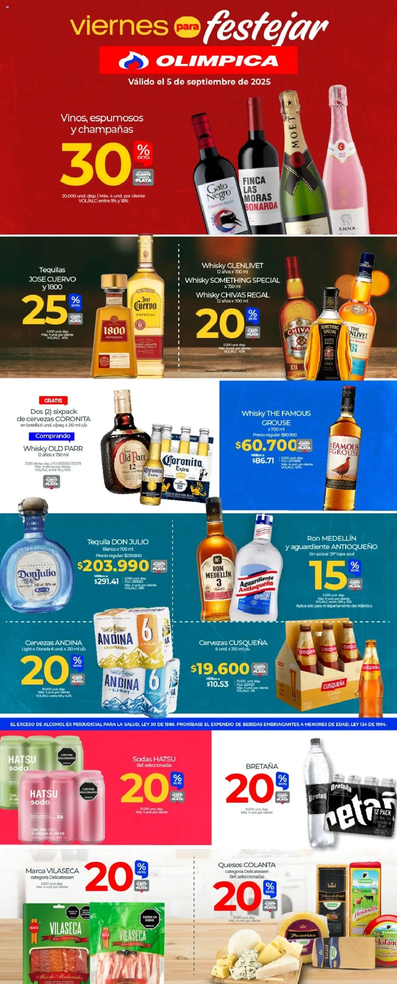Olímpica Catálogo: 05/09/2025 - 05/09/2025 > Últimas Ofertas pagina numero 1