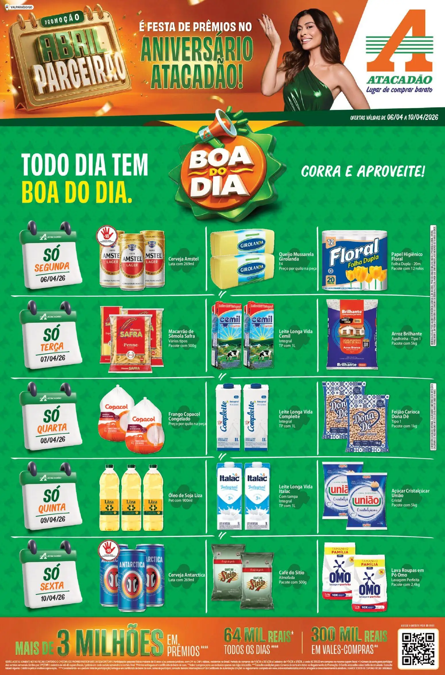 Pré-Visualização do folheto "Atacadão ofertas - GO" da loja Atacadão válido a partir de 06/04/2026
