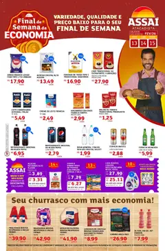 Pré-Visualização do folheto "Encarte - PR" da loja Assaí Atacadista válido a partir de 13/02/2026