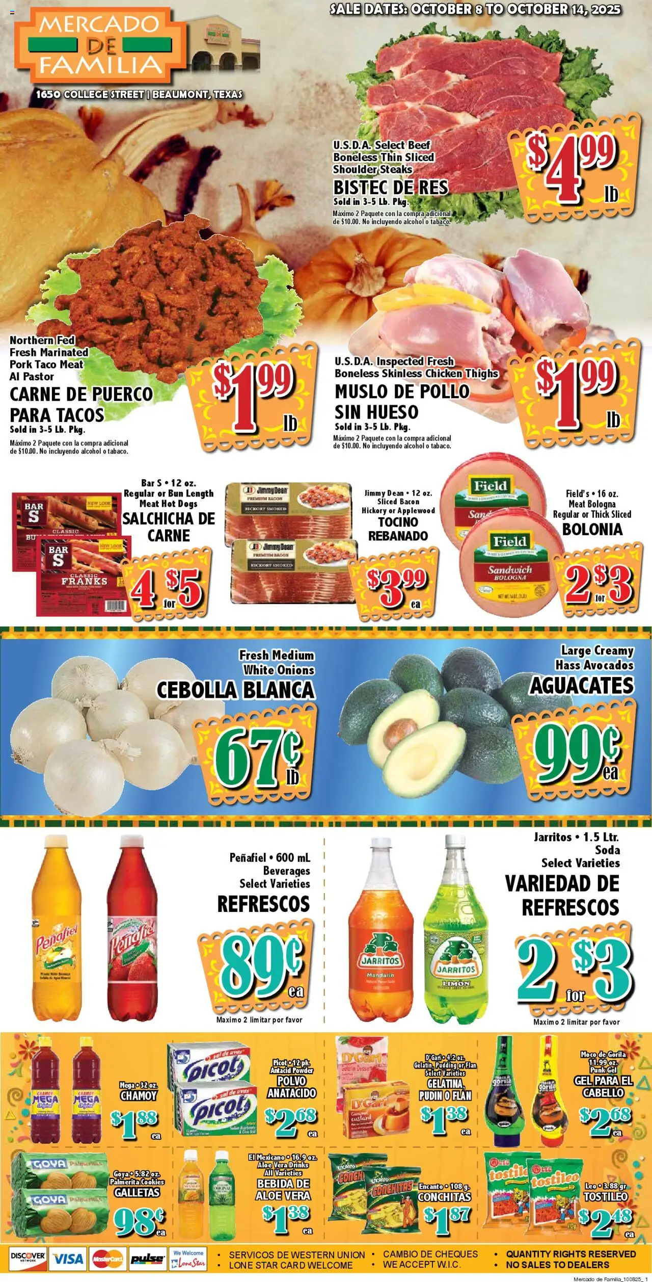 Market Basket Mercado from 10/08/2025 - Flyer - Page number 1