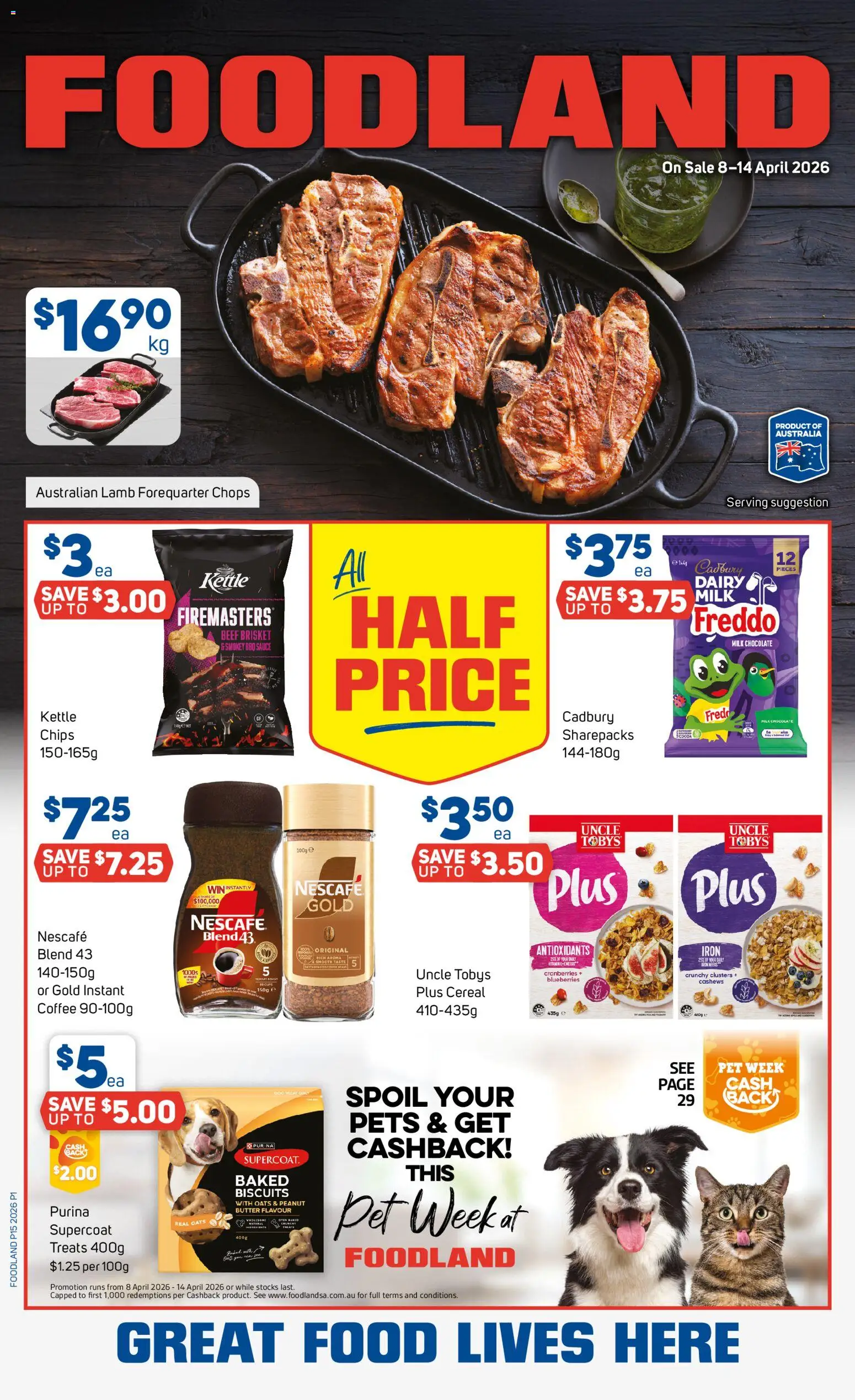 Preview of catalogue Foodland catalogue from shop Foodland valid 08/04/2026
