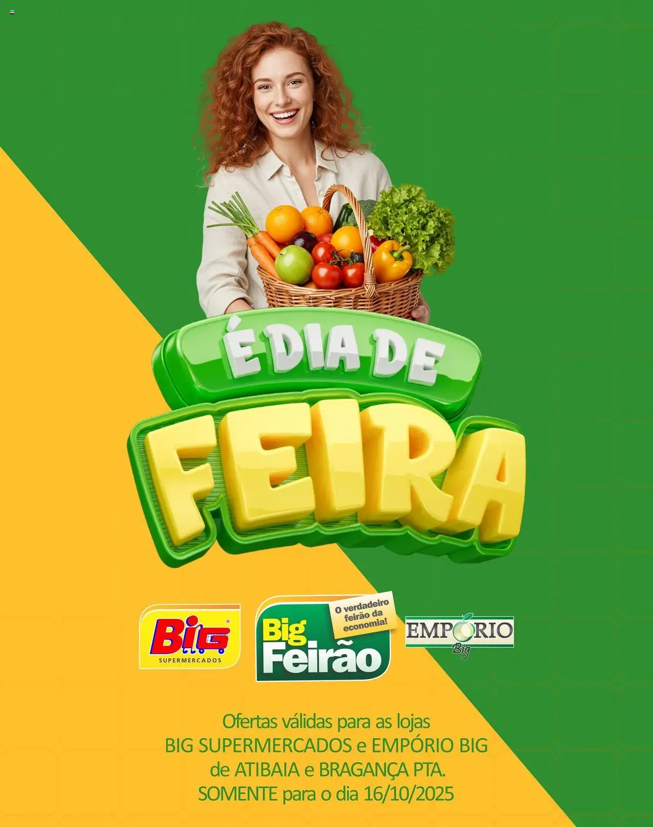 Big Supermercados folheto "Ofertas do Dia" válido a partir de 16/10/2025 - número de página 1