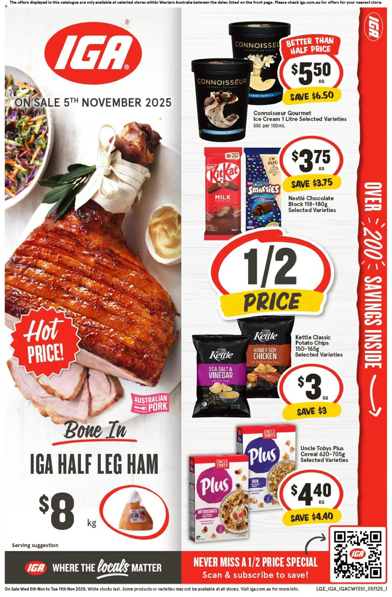 Preview of catalogue Catalogue WA from shop IGA valid 05/11/2025