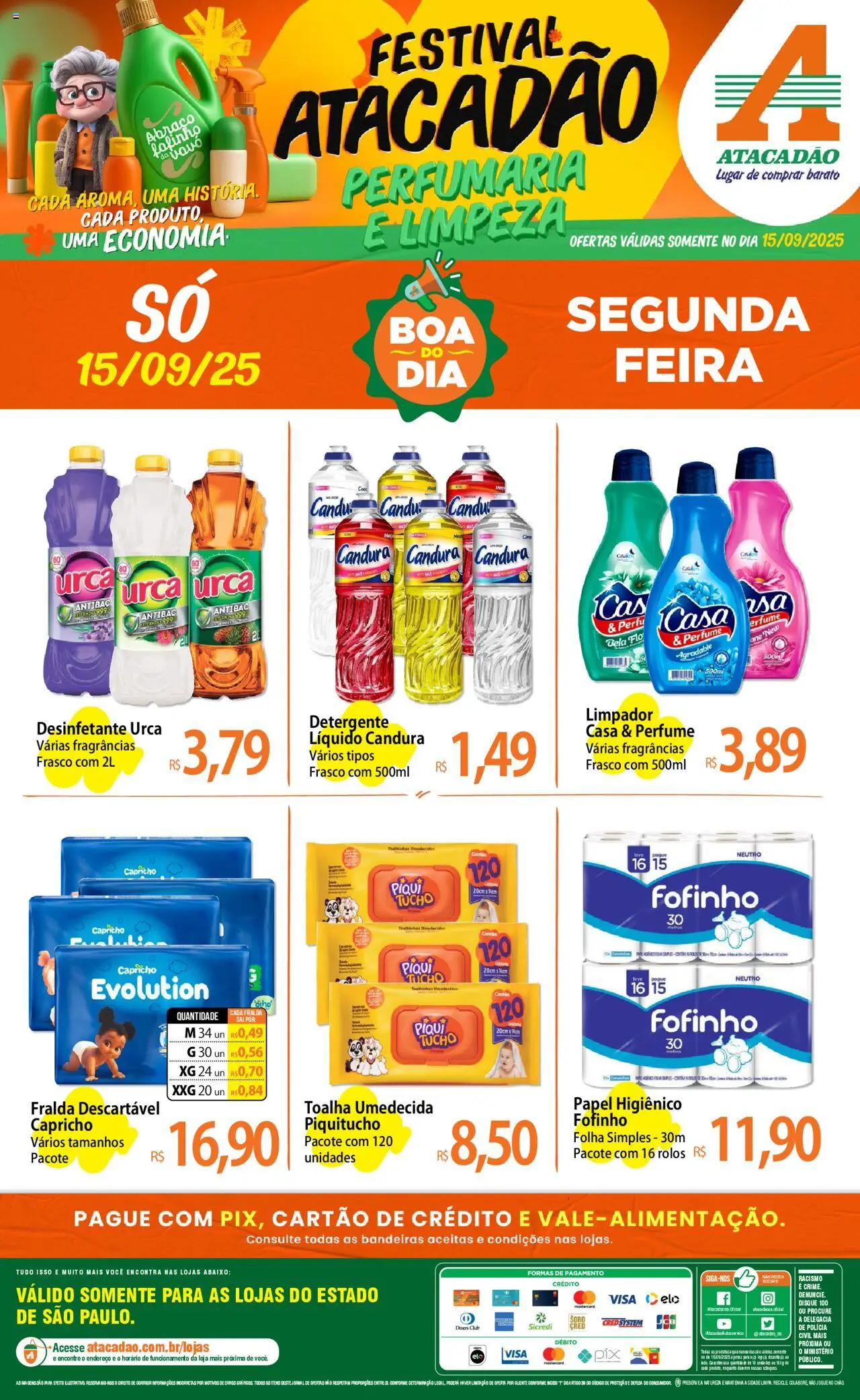 Atacadão folheto "Ofertas - SP" válido a partir de 15/09/2025 - número de página 1