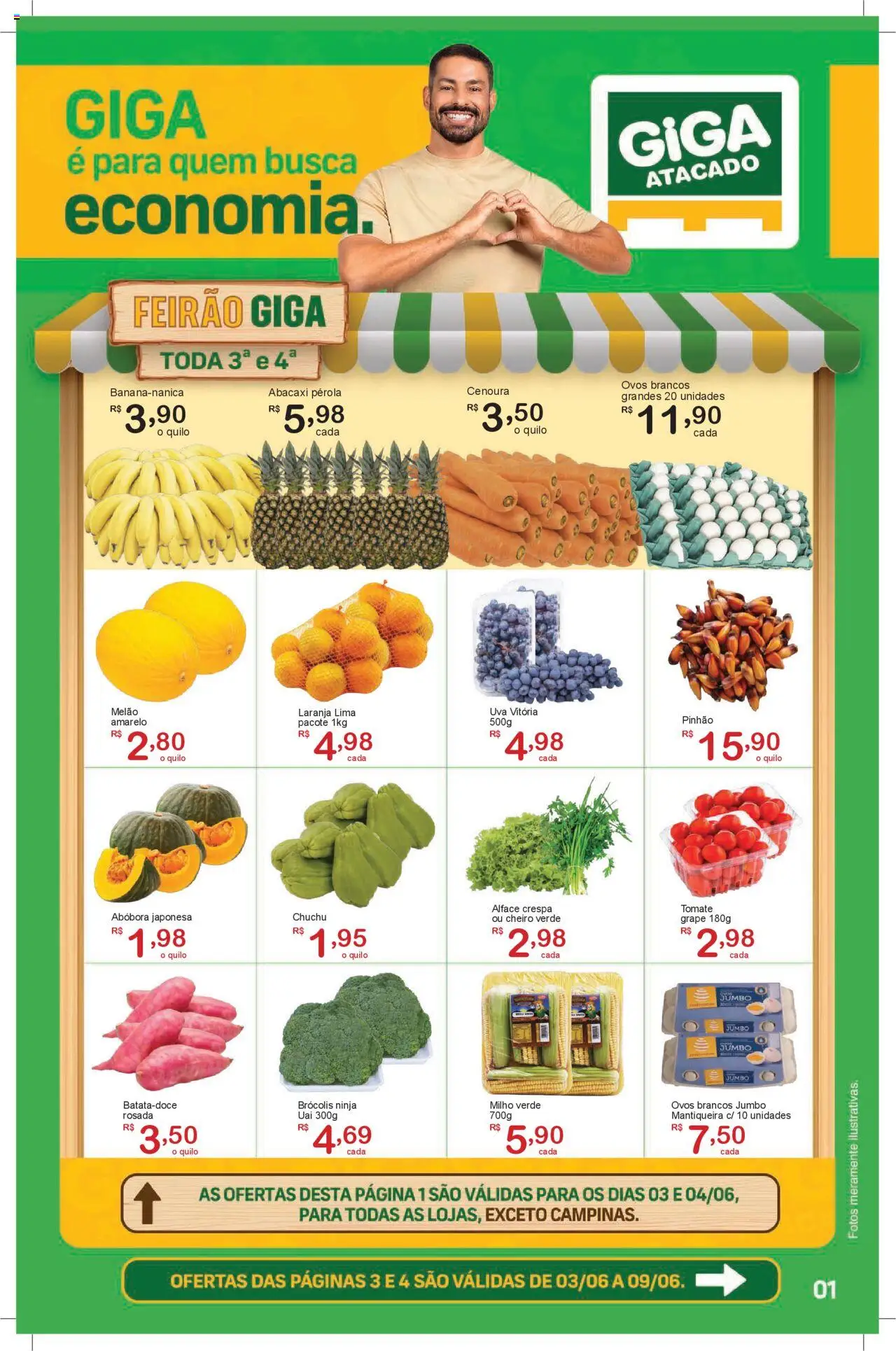 GIGA Atacado folheto "Ofertas da semana" válido a partir de 03/06/2025 - número de página 1