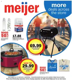 Ad Preview of Meijer More Deals Across the Store from 09/10/2025