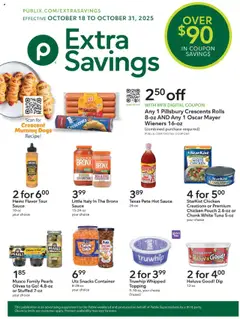 Ad Preview of Publix Extra Savings from 10/18/2025