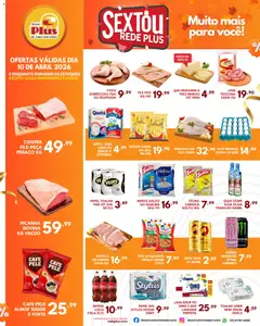 Pré-Visualização do folheto "Rede Plus Supermercados - Ofertas da semana" da loja Rede Plus Supermercados válido a partir de 10/04/2026
