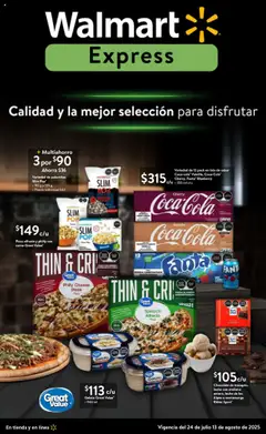 Vista previa las ofertas de la tienda Walmart Express - Folleto desde el 24/07/2025 