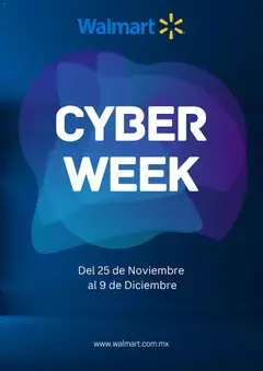 Vista previa las ofertas de la tienda Walmart - Cyber Monday desde el 25/11/2025 