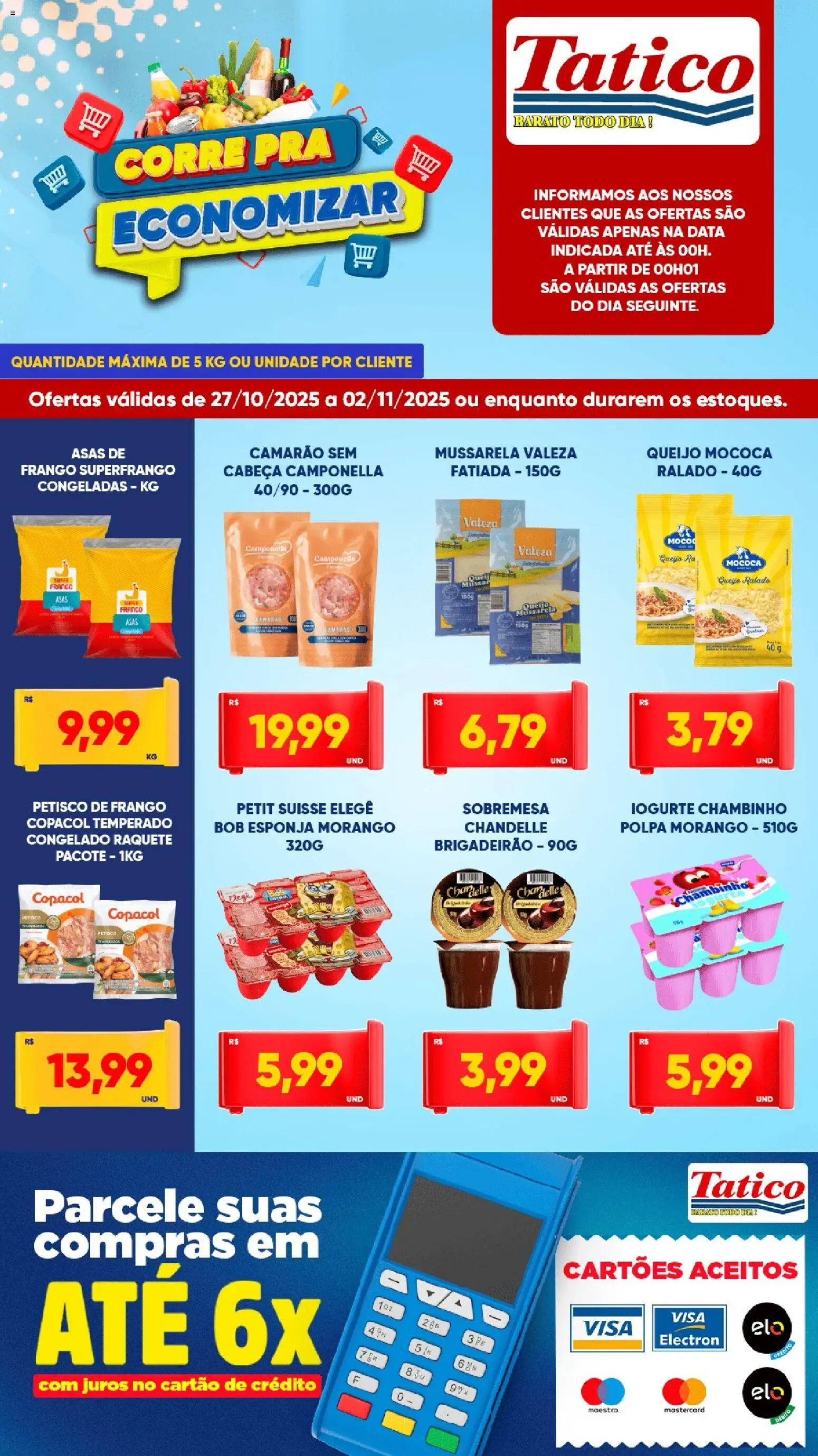 Tatico folheto "Ofertas da semana" válido a partir de 27/10/2025 - número de página 1