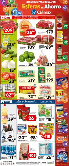 Vista previa las ofertas de la tienda Calimax - Folleto Rosarito desde el 06/02/2026 