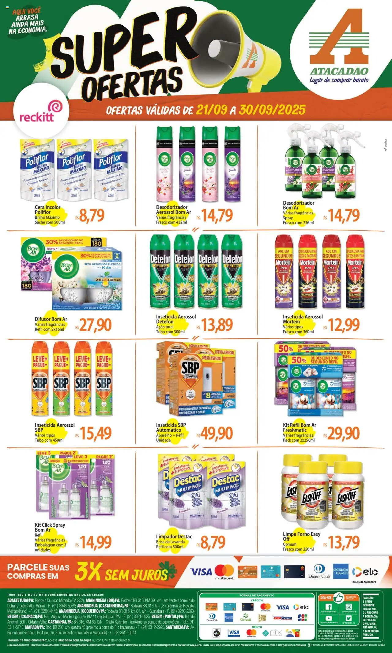 Atacadão folheto "Ofertas - PA" válido a partir de 21/09/2025 - número de página 1