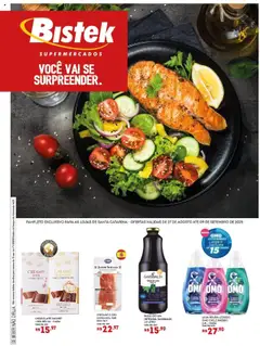 Pré-Visualização do folheto "Ofertas Quinzenal" da loja Bistek Supermercados válido a partir de 27/08/2025