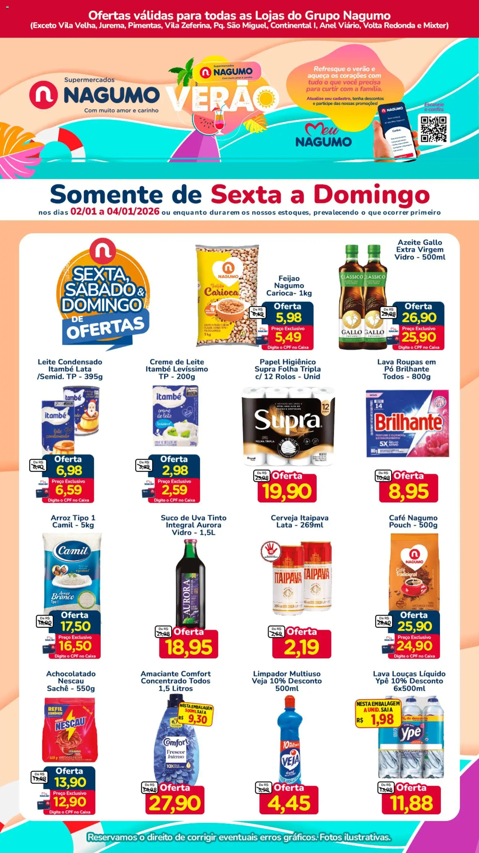 Pré-Visualização do folheto "Ofertas da semana" da loja Nagumo válido a partir de 02/01/2026