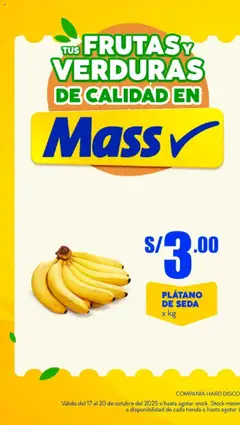 Vista previa de DEL CAMPO A TU BARRIO - Arequipa de la tienda Mass válido desde 17/10/2025