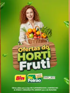 Pré-Visualização do folheto "Ofertas do Dia" da loja Big Supermercados válido a partir de 05/02/2026