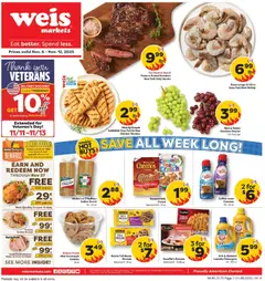 Ad Preview of Weis Weekly Ad from 11/06/2025