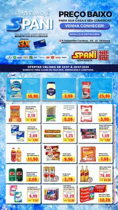 Pré-Visualização do folheto "Ofertas da semana" da loja Spani Atacadista válido a partir de 22/07/2025