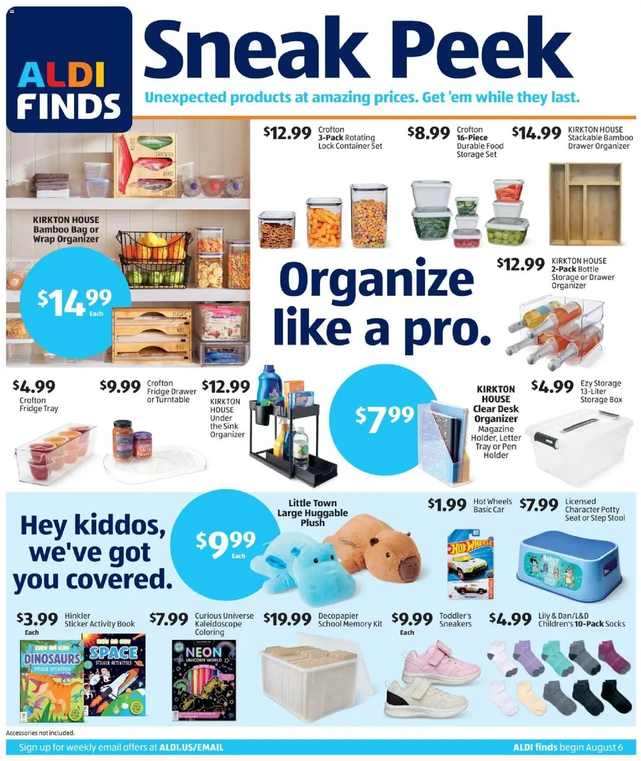 Aldi Weekly Ad from 08/06/2025 - Flyer, Sales ad - Page number 1