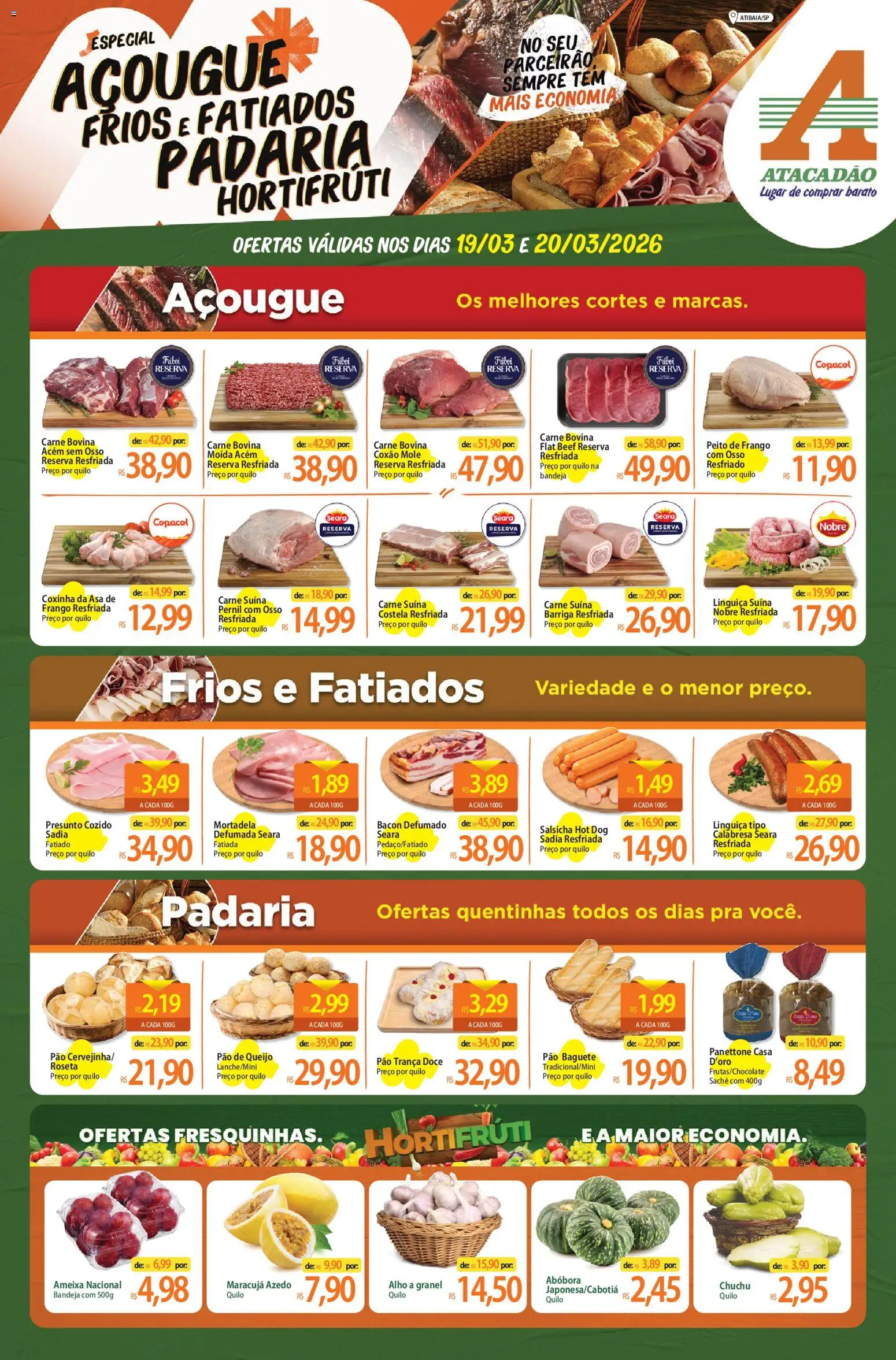 Pré-Visualização do folheto "Atacadão ofertas - SP" da loja Atacadão válido a partir de 19/03/2026