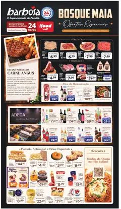 Pré-Visualização do folheto "Ofertas Loja Bosque Maia" da loja Barbosa Supermercados válido a partir de 04/02/2026
