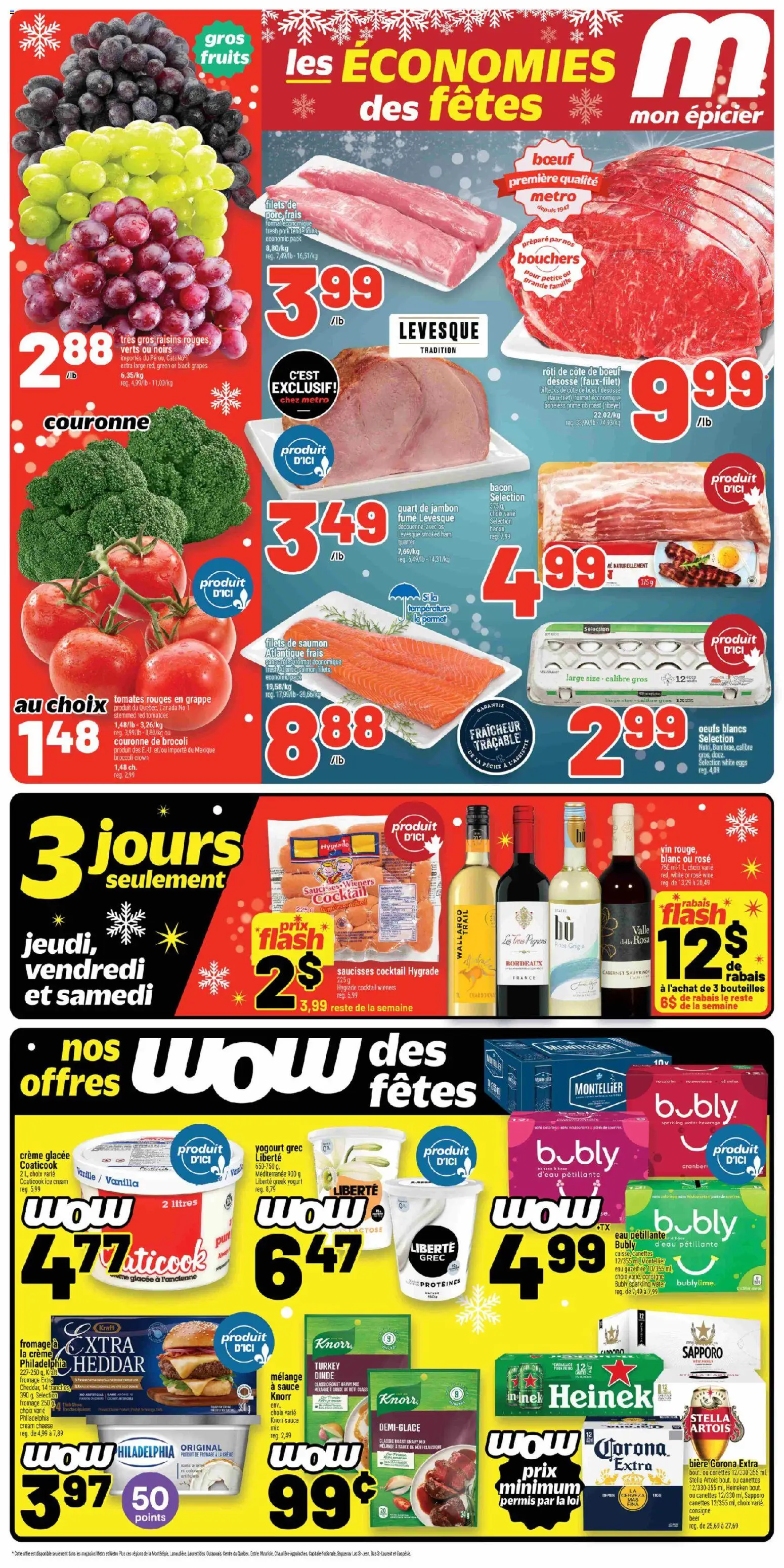 Preview of leaflet Weekly flyer / circulaire from shop Metro is valid from Dec 18, 2025