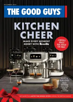 Preview of catalogue Kitchen Cheer from shop The Good Guys valid 08/12/2025
