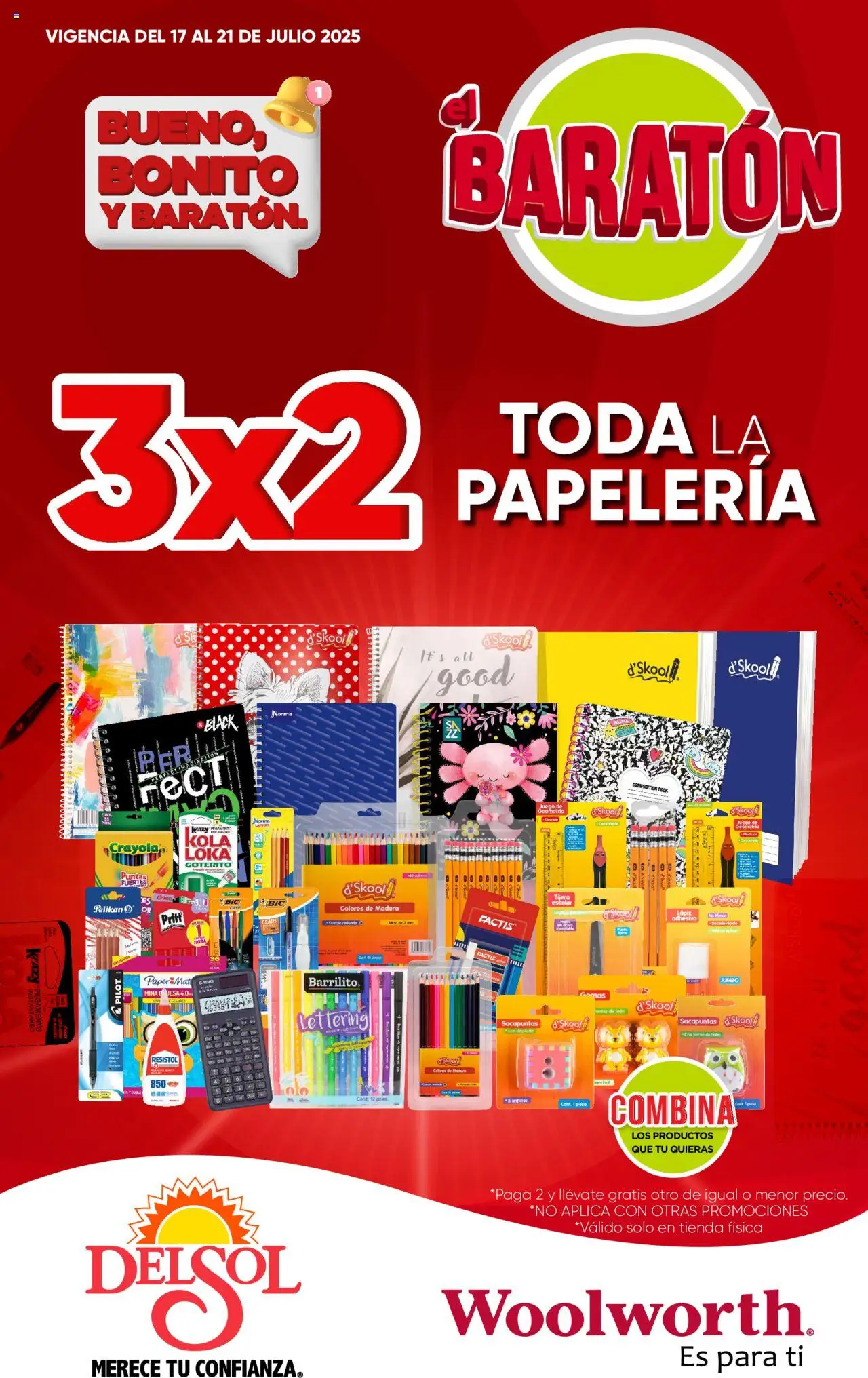 Catálogo Llegó el Baratón Del Sol y Woolworth y sus promociones válidas desde el 17/07/2025 - Número de página 1