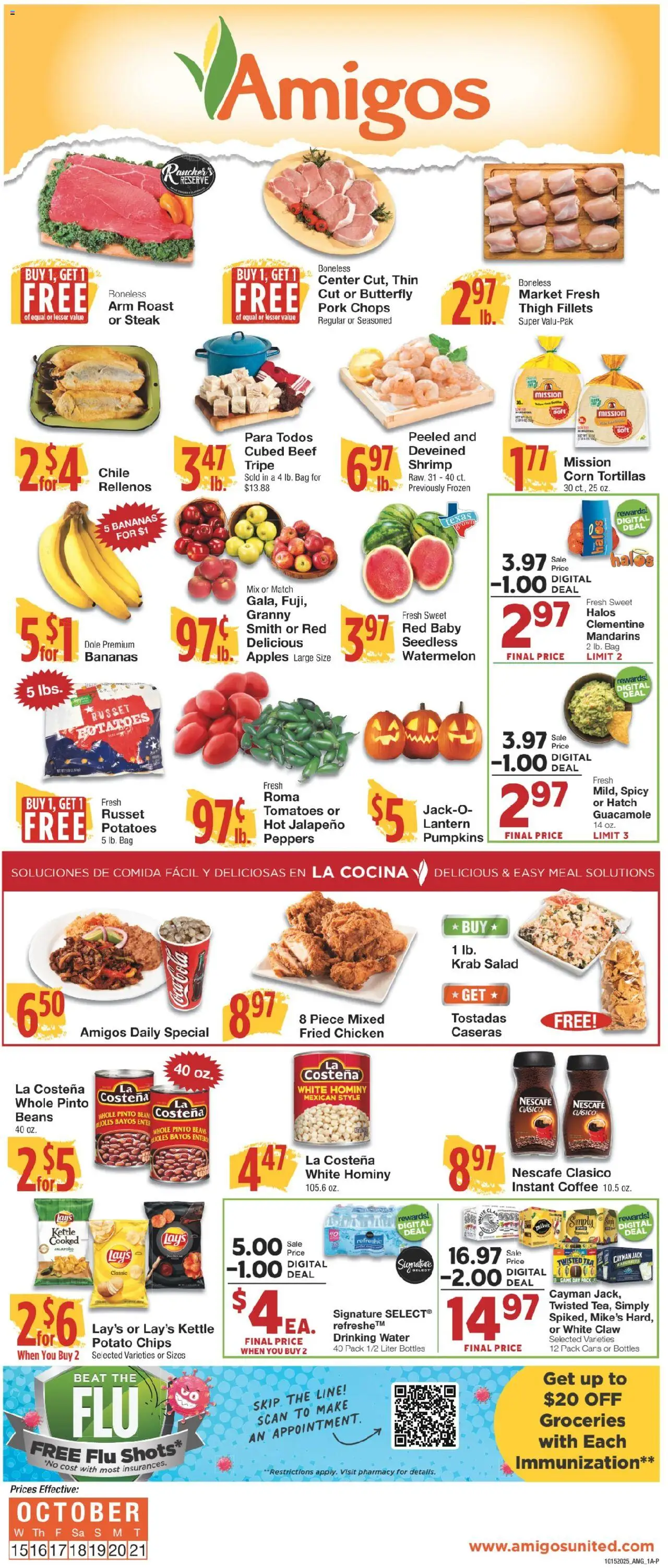 United Supermarkets Ad from 10/14/2025 - Flyer - Page number 1